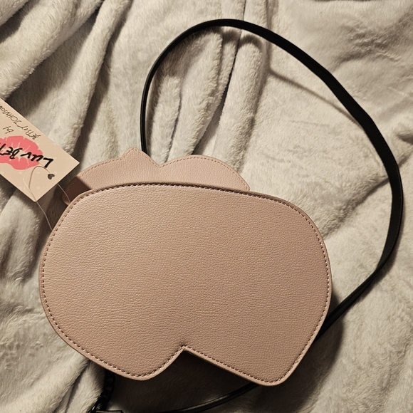 Betsy Johnson Luv Betsy Pink Cherry Shaped Crossbody Purse - Picture 5 of 8